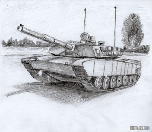 Идеи для срисовки танк карандашом поэтапно легко (90 фото)