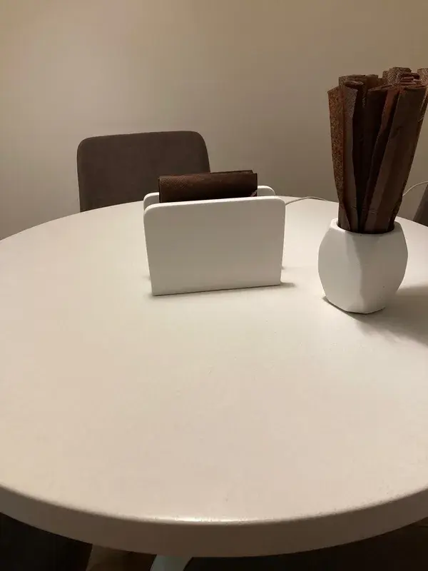 Салфетница из бетона