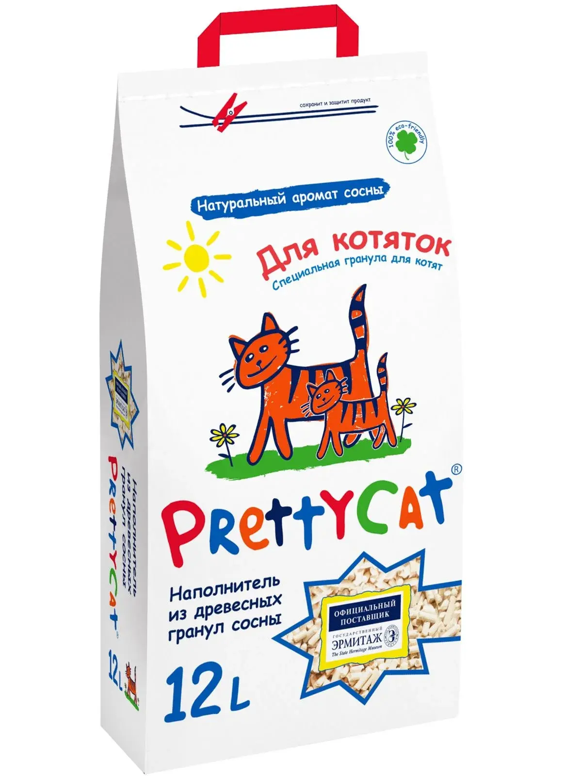 Покупайте премиум Наполнитель PrettyCat впитывающий древесный "Wood Granules"