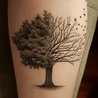 Татуировки с деревьями