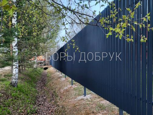 Забор из евроштакетника под ключ в Санкт-Петербурге – узнать стоимость ...