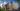 3D visualization of a city development panorama from the shadow side for developer