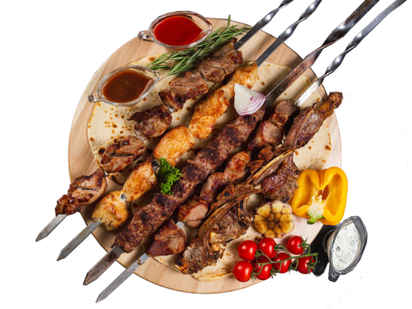 Сочный шашлык из свинины на мангале с дымком