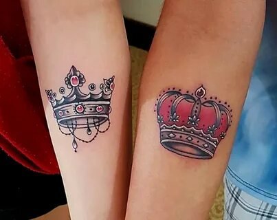 Татуировка корона с инициалами | Tat Too be