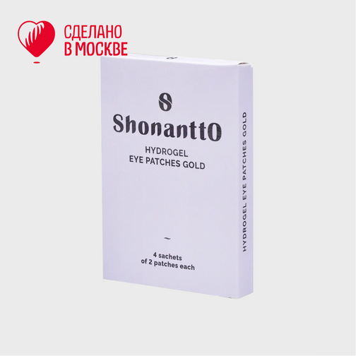 Гидрогелевые патчи с экстрактом золота от Shonantto | Купить золотые ...