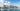 Aerial visualization of the marina in Sochi with a view of the sea and beautiful white architecture