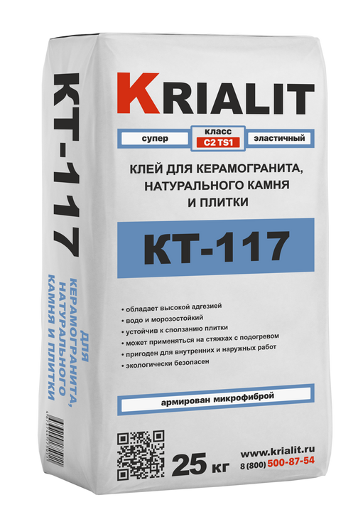 Клей для крупноформатных плит KRIALIT КТ-117