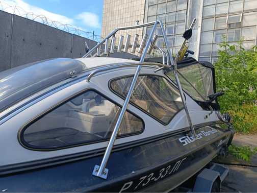 Поручни, трапы, лестницы, леера, рейлинги из нержавейки для катера на ...