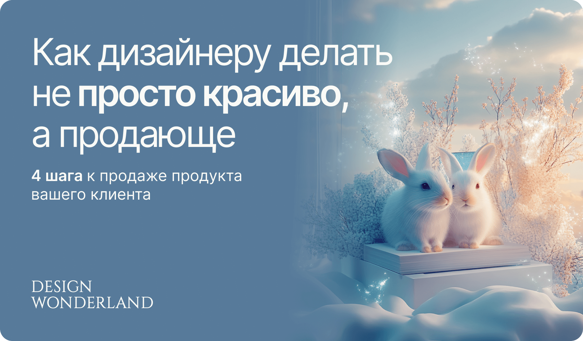 Обложка: Как дизайнеру создавать продающий дизайн?