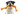 Собака играет