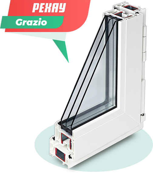 Окна REHAU Grazio - Цены и характеристики на профиль РЕХАУ Грацио (70 ...