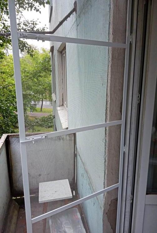 Балконная дверь Антикошка купить в Москве | Дверь Антикошка на балкон ...