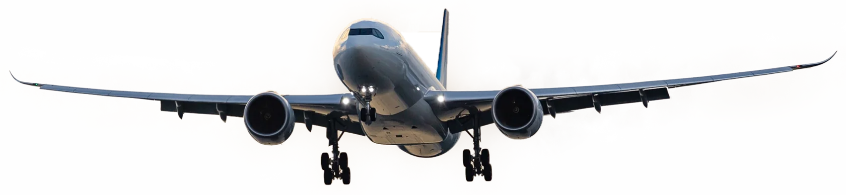 Airliner in the sky