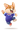 Фирменный маскот корги школы Дениум