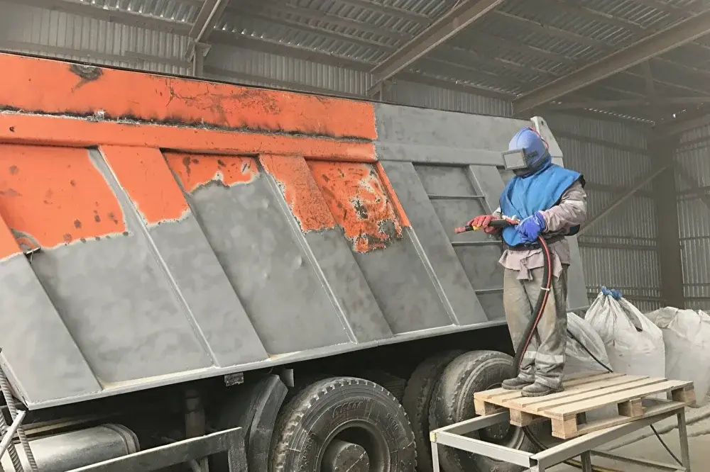 Пескоструйная обработка рам, кабин, кузовов, цистерн в Саратове