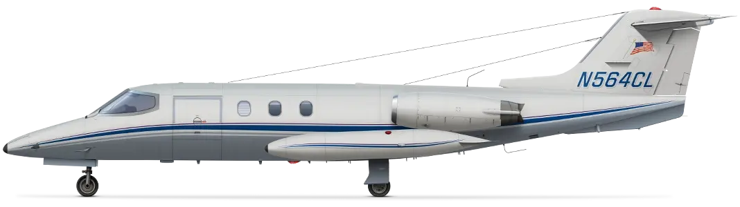 Learjet 25, business jet, aviaposter