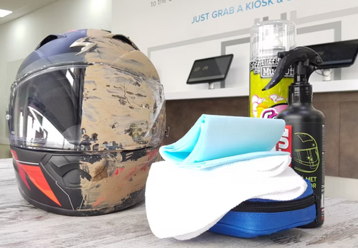 Как правильно очищать визор мотошлема - интернет-магазин Motoitalia.ru