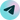 Иконка Telegram на сайте биохакеров