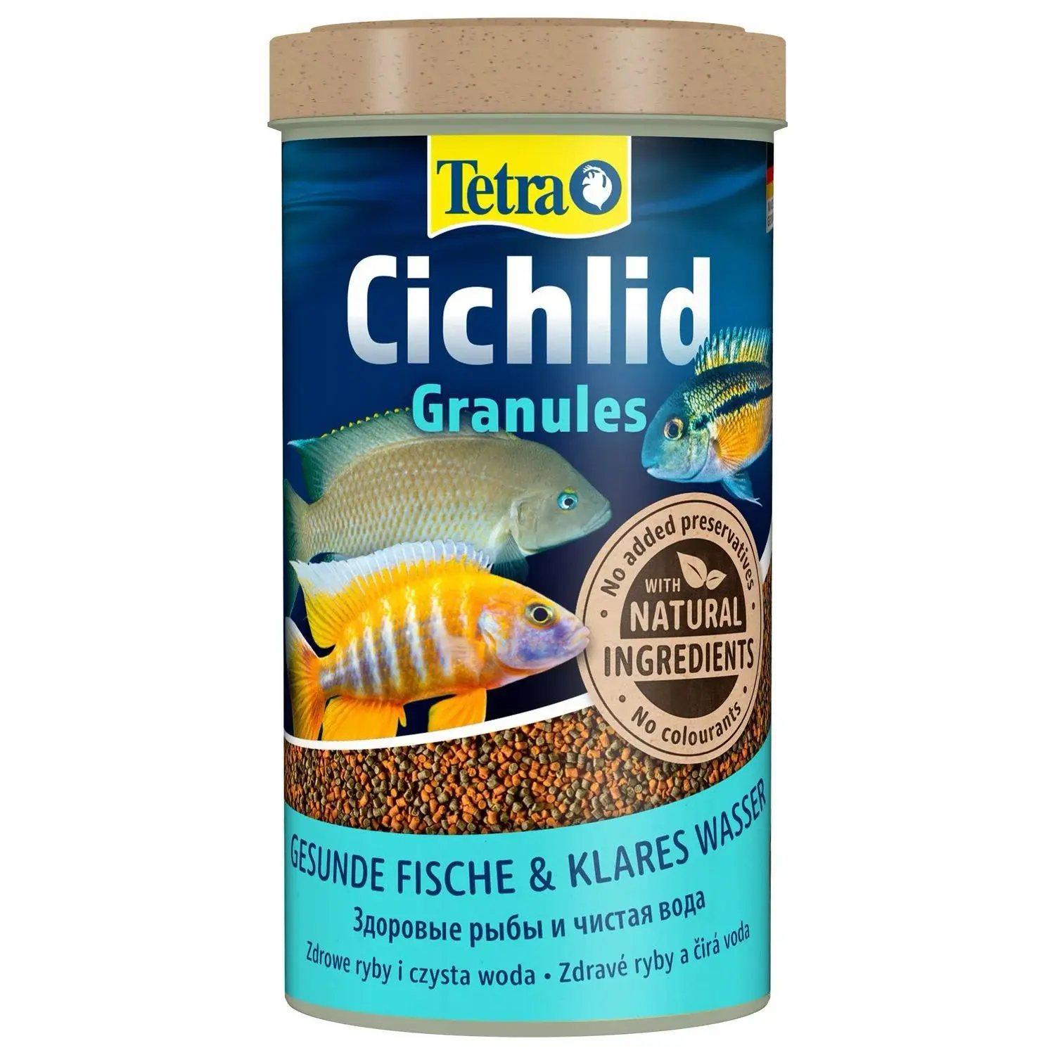 В зоомагазине "Деми-Мурр" можно купить TetraCichlid Granules корм для всех видов цихлид в гранулах