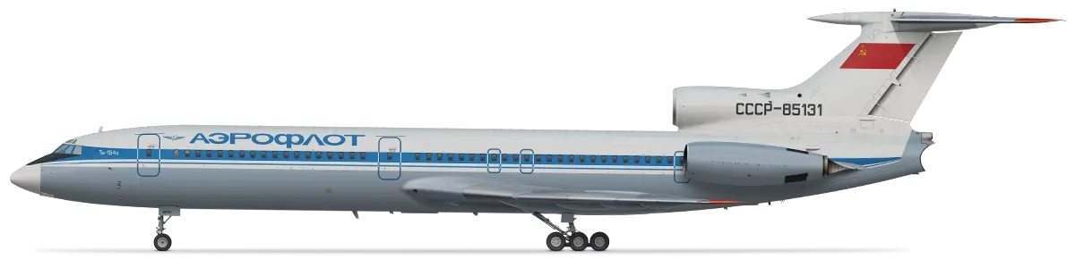 Airliners profile Tupolev Tu-154B