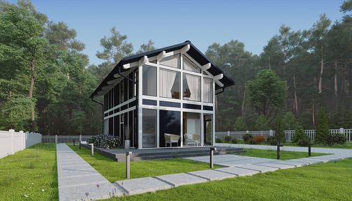 Фахверк Тайга-170 кв.м.