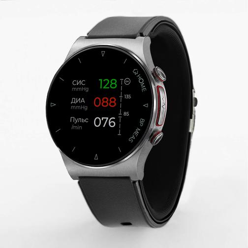 Часы с тонометром и ЭКГ HEALTHBAND Pro №80ME, серебристые купить