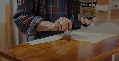 Масло для дерева DECKEN Worktop купить. 21 цвет
