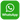 Иконка WhatsApp белая на зеленом фоне