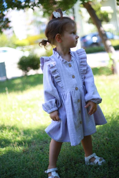 Лавандовое платье