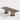 Strict geometric conference table made of precious wood from ANIKIN studio, view 1