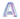 letter A