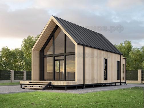 Северская каркасные дома сауна