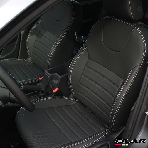 Каркасные чехлы на сиденья автомобиля Шкода Октавия А7 (Skoda Octavia A7)