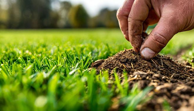 Уход за газоном после посева